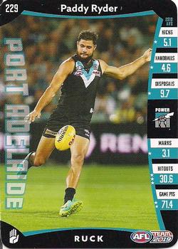 2019 AFL TeamCoach #229 Paddy Ryder Front